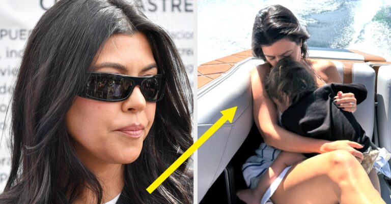 Kourtney Kardashian Reacted To Criticism For Putting Her Son On A Boat Without A Life Jacket