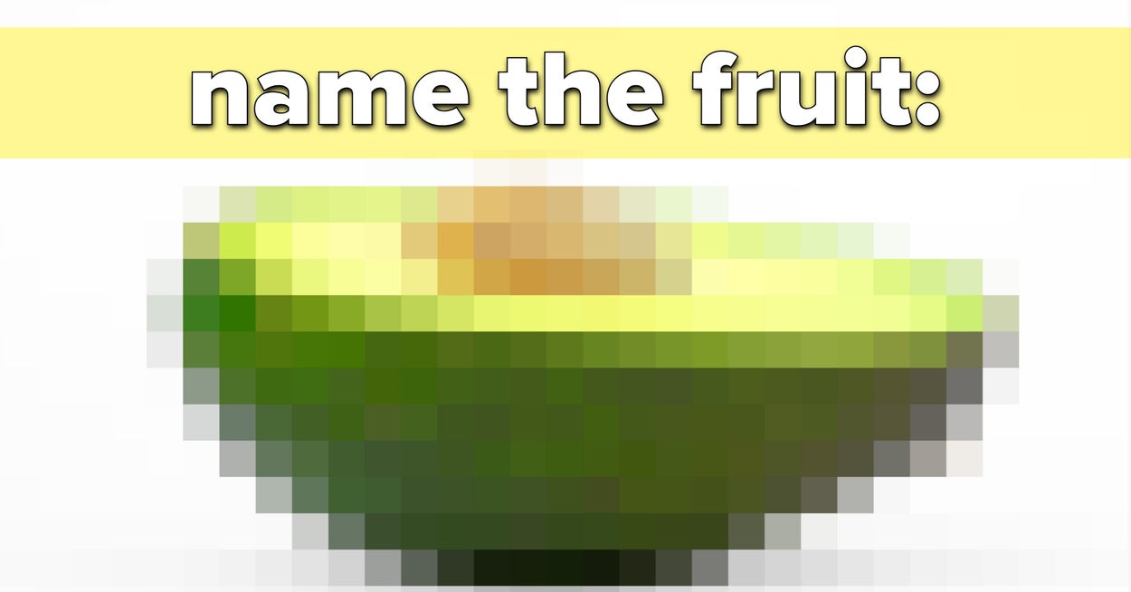 If You Can Name All These Blurry Fruits And Vegetables, Your Vision Is Better Than Most Adults