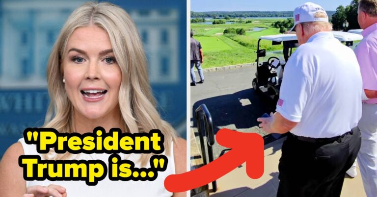 Trump Seems To Have A Mysterious Bruise, And Karoline Leavitt's Response Is Really Something