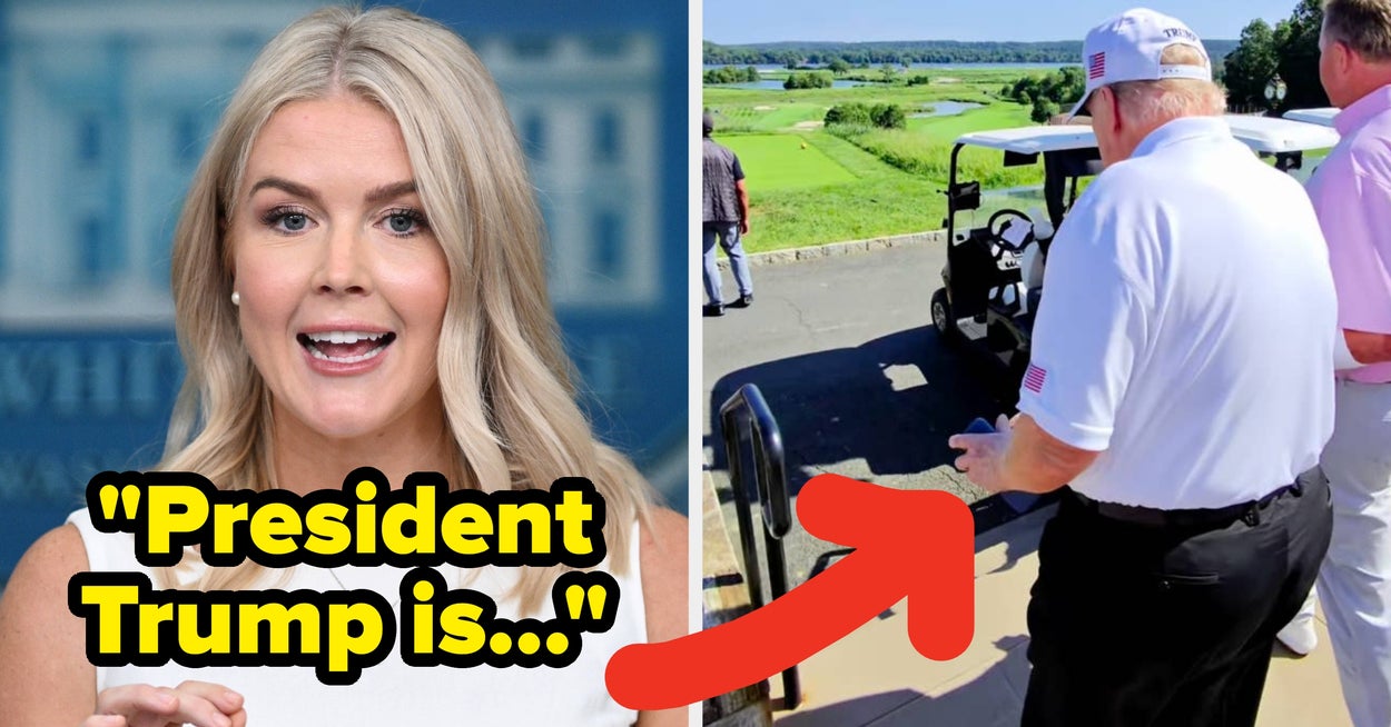 Trump Seems To Have A Mysterious Bruise, And Karoline Leavitt's Response Is Really Something