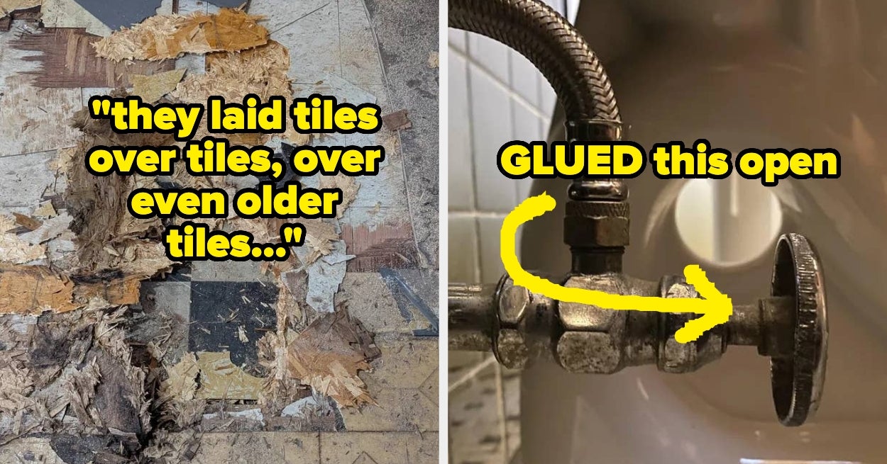 30 Dumb, Dangerous, And Downright Bizarre Things People Found After Moving In To Their New House