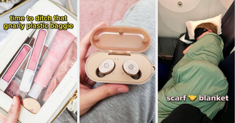 If You Have A Long Flight Coming Up, Here Are 28 Products That’ll Make It Less Miserable