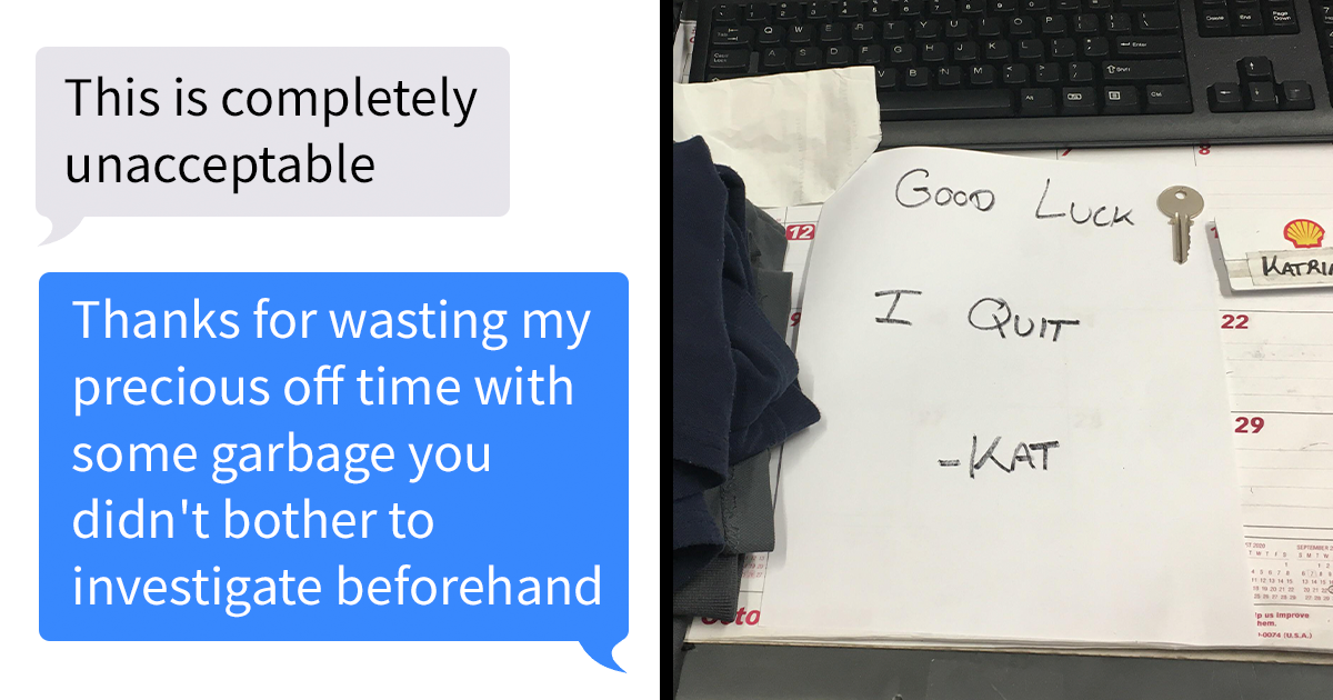 20 Times People Exposed Their Bosses From Hell By Sharing Screenshots On This Community