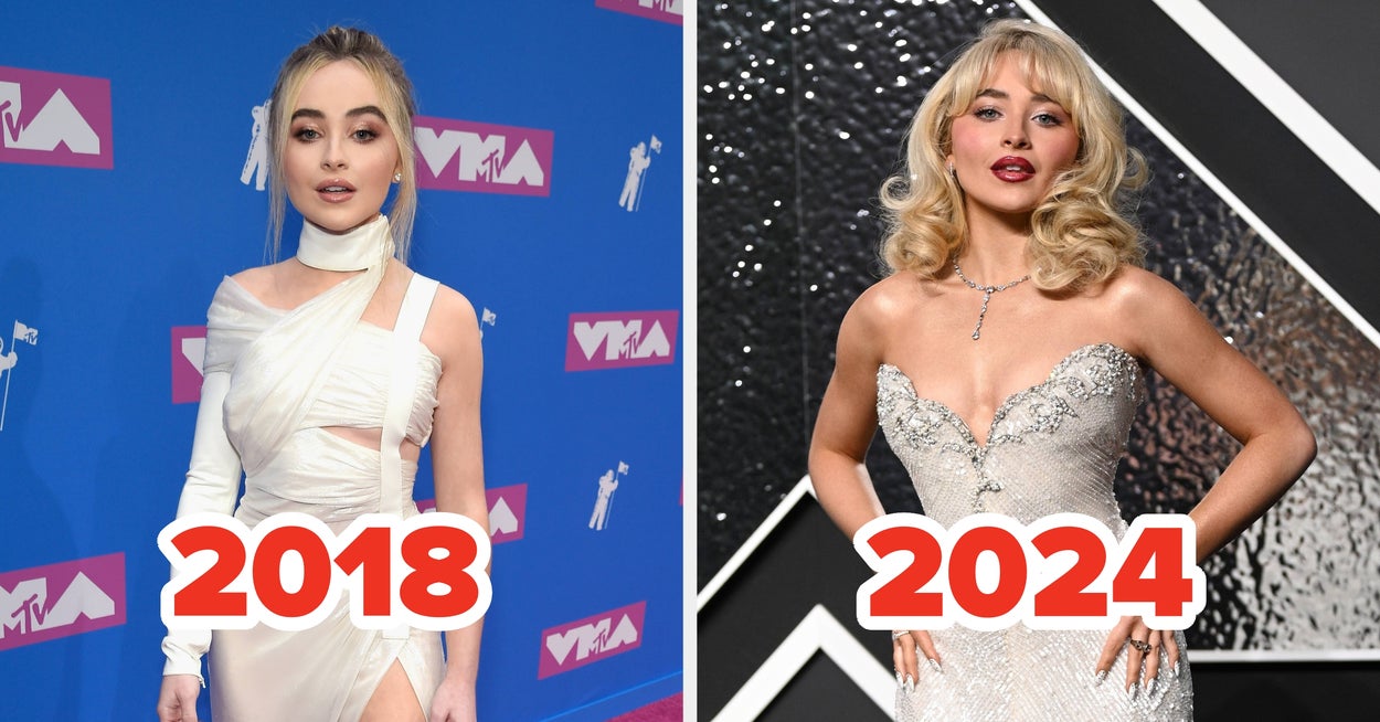 Here Are 27 Celebs On Their First VMAs Red Carpet Vs. Their Most Recent — But Which Look Wins?