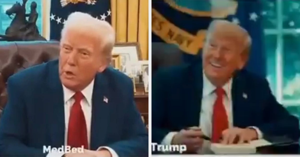 Trump Shared And Then Deleted An AI-Generated Video Of Him Making A Bonkers Health Claim
