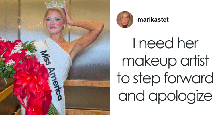 Newly Crowned Miss America Brutally Roasted Over Her Makeup: “Someone Fix Her Concealer”