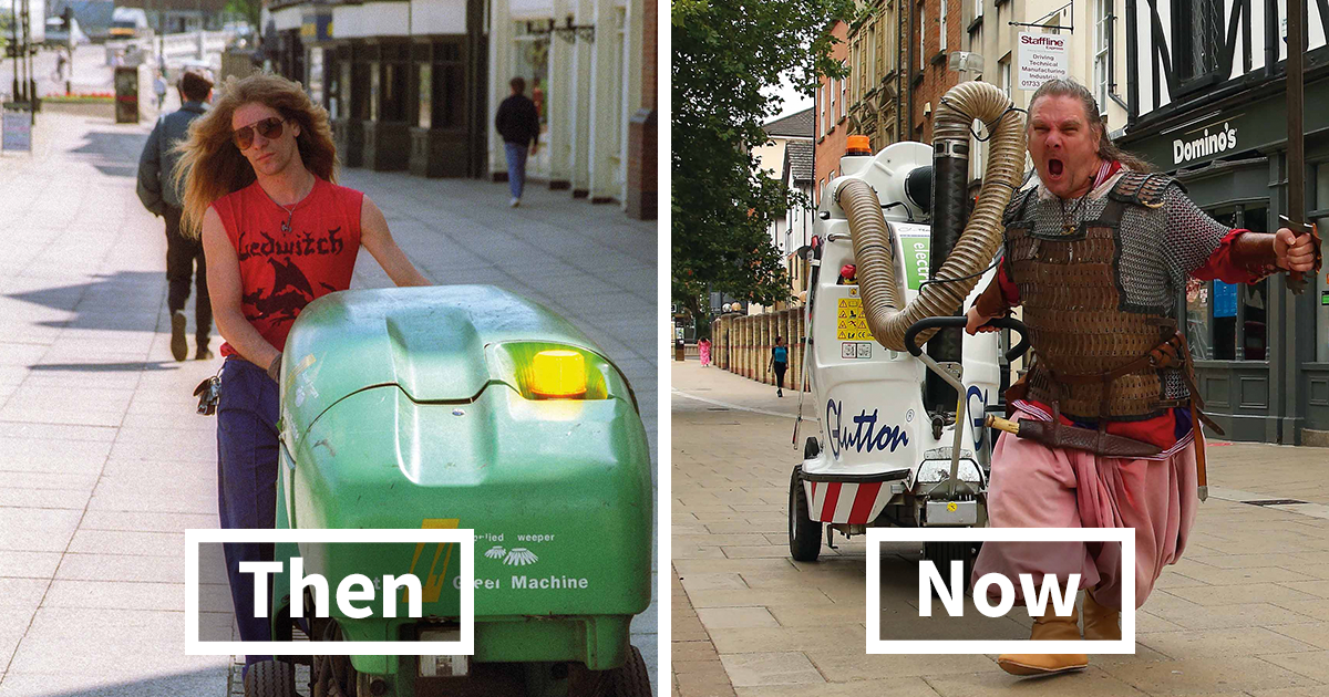 Photographer Tracked Down People He Captured On Film About 40 Years Ago To Recreate Their Photos Years Later (30 Pics)
