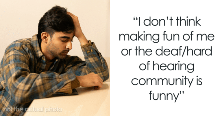 Woman Tells Deaf Man “I Forgot He Was Here Since He’s So Quiet”, He Finally Cuts Her Off