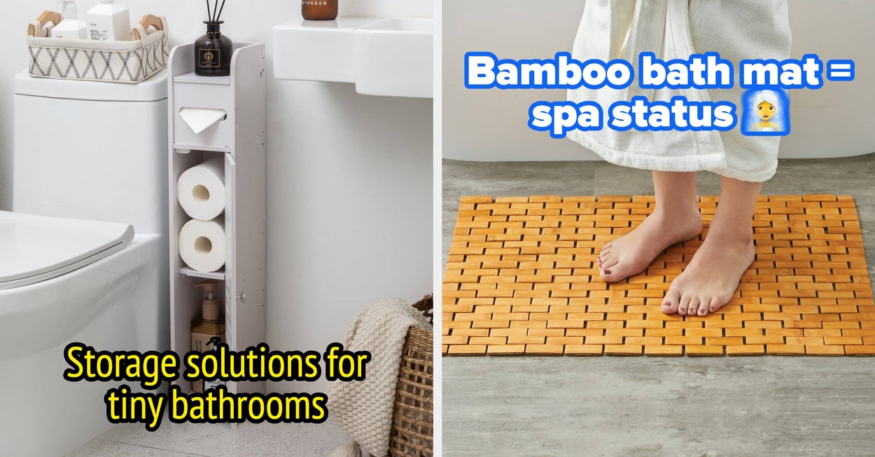 30 Walmart Products That Are Ready To Tackle Your Very Outdated Bathroom