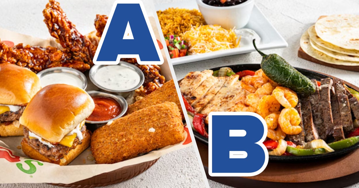 Order A Meal At Chili's And We'll Guess Your First Initial!