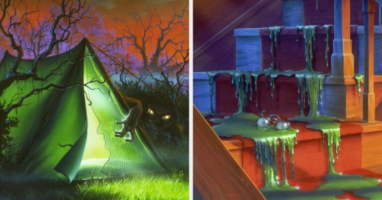 "Goosebumps" Illustrator Tim Jacobus Reveals The Hidden Details Behind 13 Iconic Covers