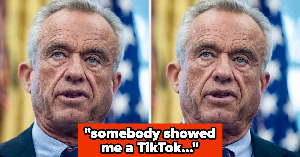 What RFK Jr. Just Said About Women's Anatomy Is Going Viral For Allllllll The Wrong Reasons