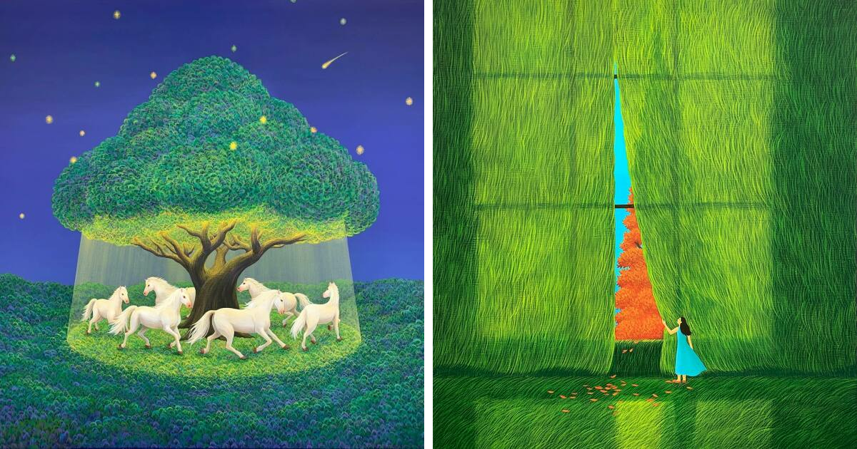 Invitation To Pause: 40 Incredibly Calming Artworks By Mulgil Kim