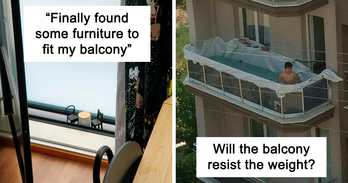 47 Of The Funniest Or Ugliest Balconies From Around The World