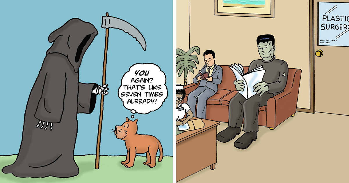 Spooktacular Humor: 21 One-Panel Comics From Laughing Hippo Studio