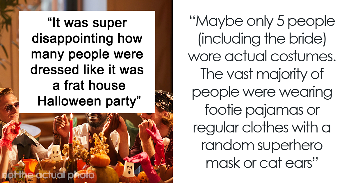 “I’m Super Disappointed In The Groom And Angry For The Bride”: Woman Shames A Halloween Wedding She Attended
