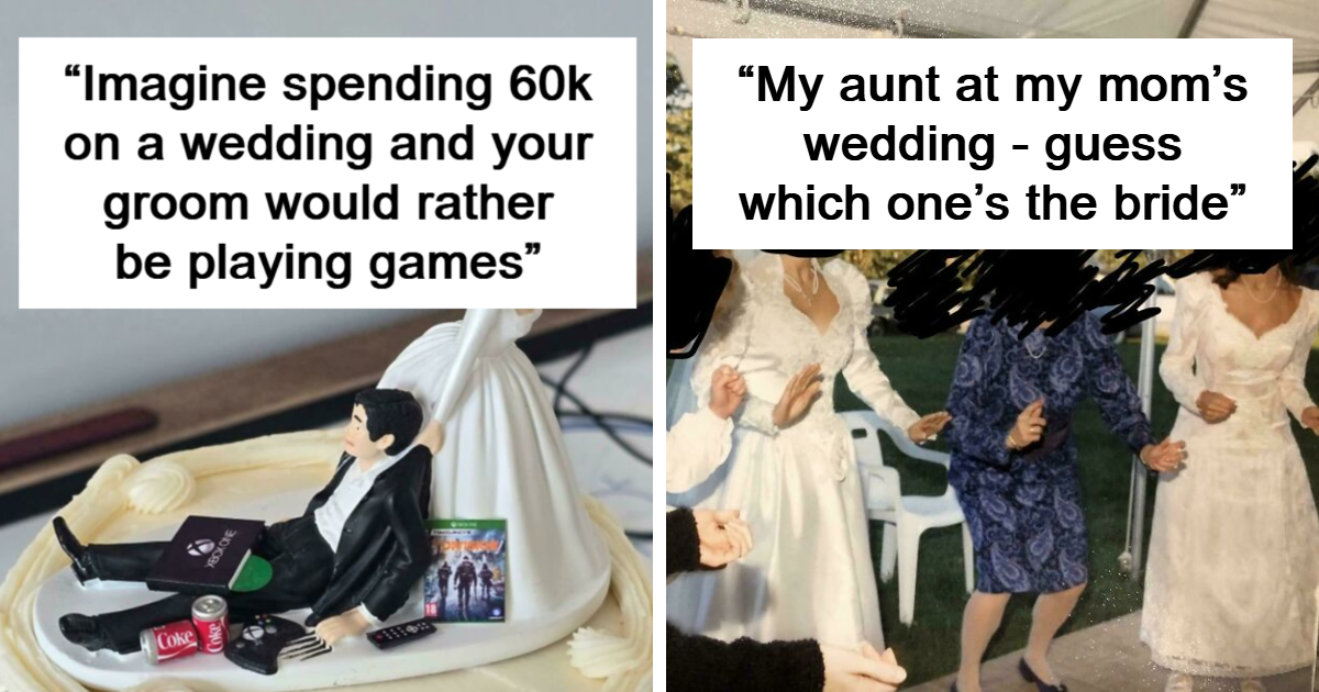 63 Times People Didn’t Hold Back Shaming The Messed Up Wedding Situations (New Pics)