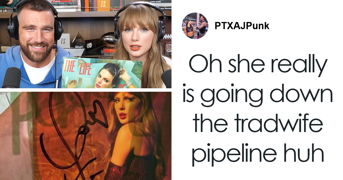 “Tradwife”: Taylor Swift Fans Furious After Travis Kelce Autographed Her Albums