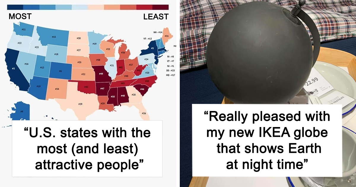 50 Maps That Have No Business Being This Bad Yet Funny At The Same Time