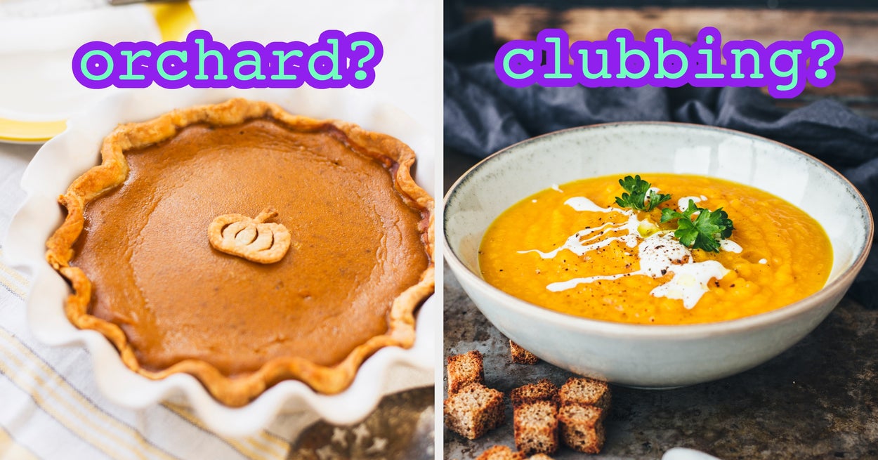 Enjoy An All-Orange Buffet And I'll Guess Your Favorite Fall Activity
