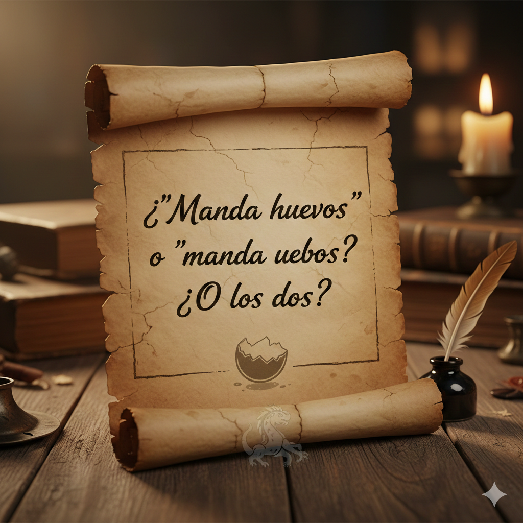 ¿"Manda huevos" o "manda uebos"? ¿O los dos? - Historias de la Historia