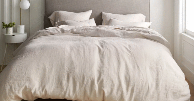 My Soft, Cozy Linen Duvet Cover Works In Every Season
