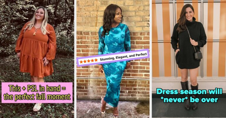 If You’re A Dress Person, Here Are 29 Dresses That You Can Wear As Temps Fall